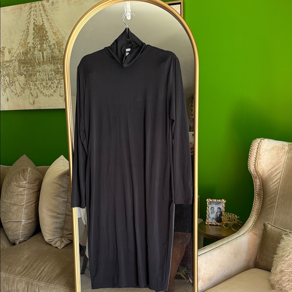Mock Turtleneck Bodycon Dress